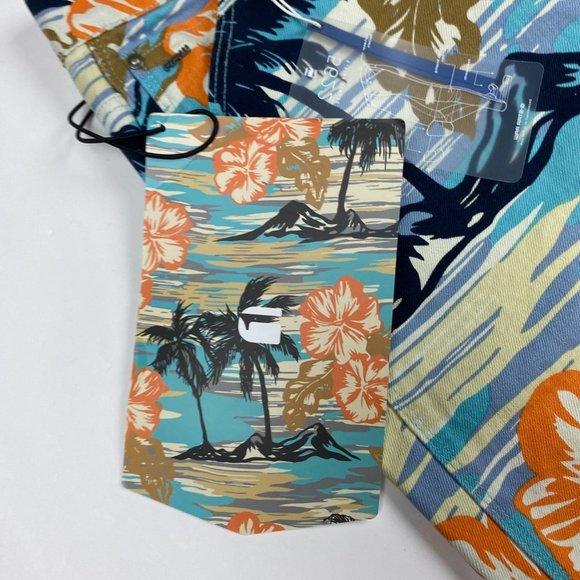 NEW G-Star Pharrell Williams Elwood X25 Aloha Print Pants Jeans Womens 26 x 32 - Picture 6 of 16
